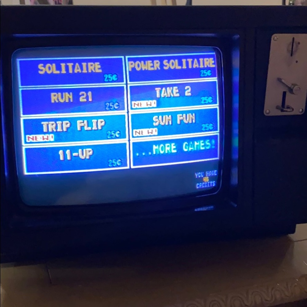 Megatouch video bar arcade game